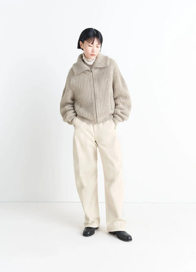 ZIPPED CARDIGAN