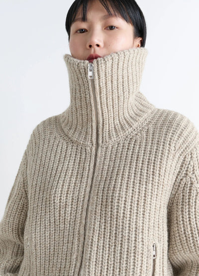 ZIPPED CARDIGAN