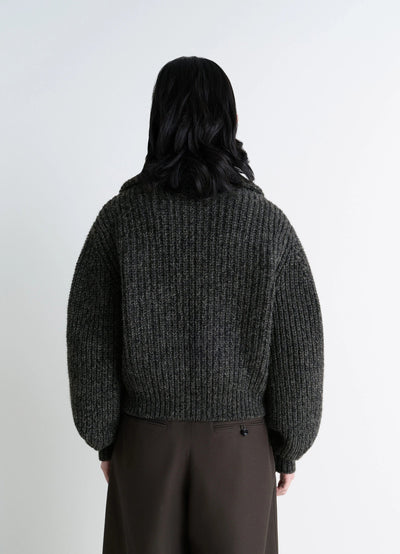 ZIPPED CARDIGAN