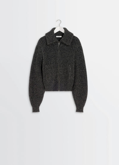 ZIPPED CARDIGAN