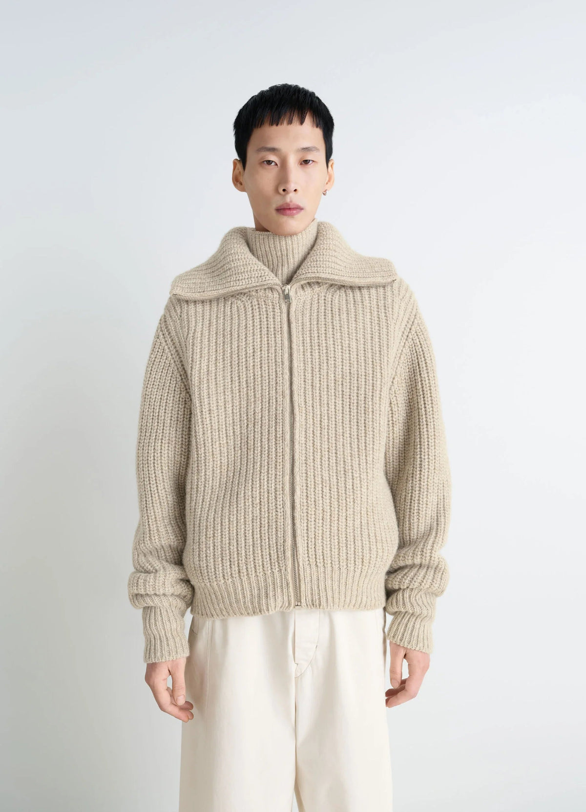 ZIPPED CARDIGAN