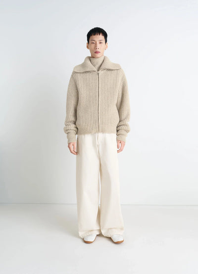 ZIPPED CARDIGAN