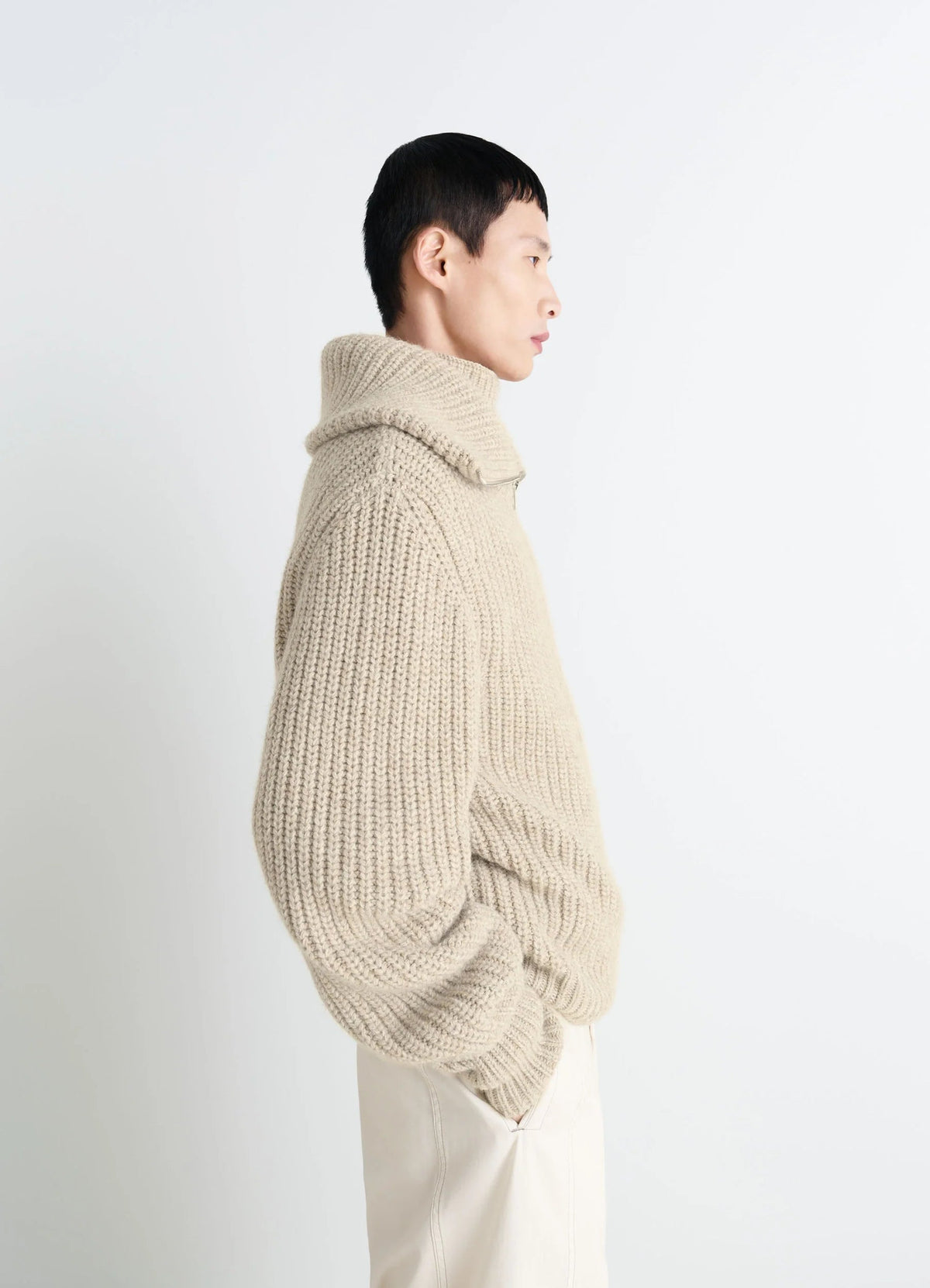 ZIPPED CARDIGAN