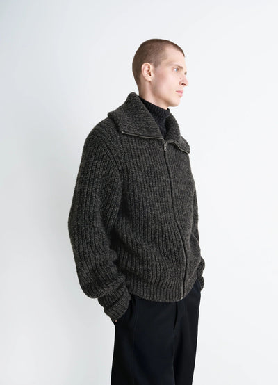 ZIPPED CARDIGAN