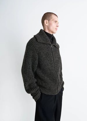 ZIPPED CARDIGAN