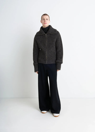 ZIPPED CARDIGAN