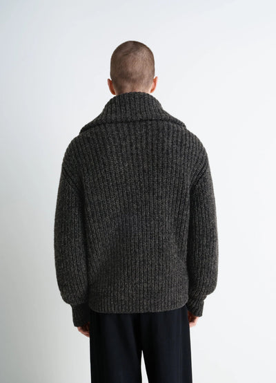 ZIPPED CARDIGAN
