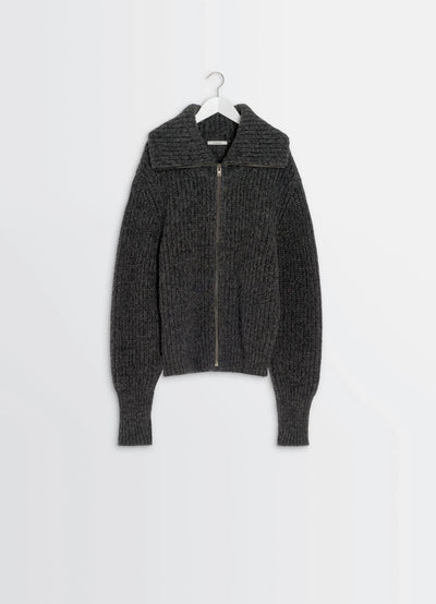 ZIPPED CARDIGAN