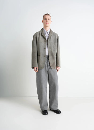 SUEDE SINGLE BREASTED JACKET