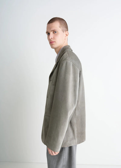 SUEDE SINGLE BREASTED JACKET