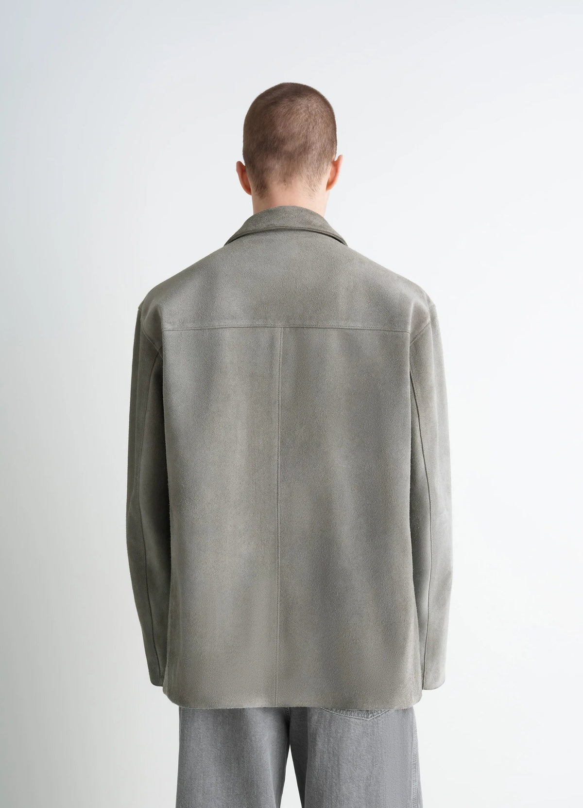SUEDE SINGLE BREASTED JACKET