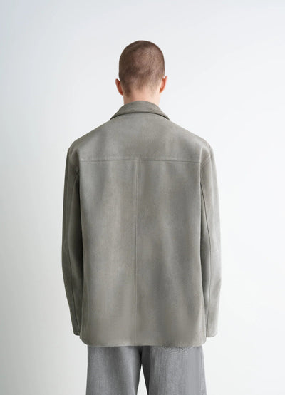 SUEDE SINGLE BREASTED JACKET