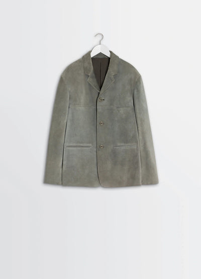 SUEDE SINGLE BREASTED JACKET