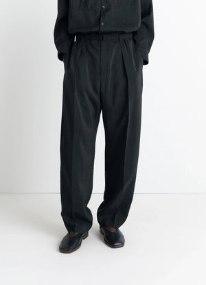 BELTED RELAXED PANTS