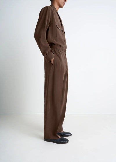 BELTED RELAXED PANTS