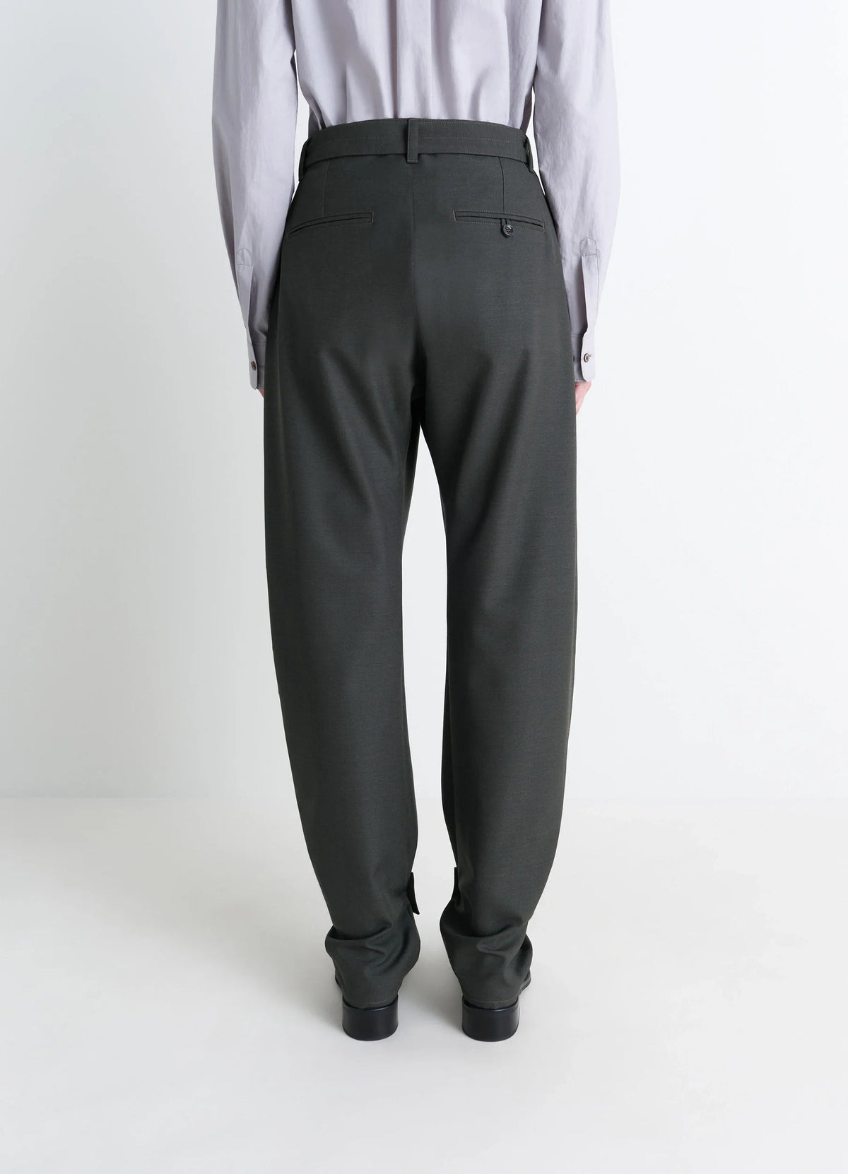 CURVED TAILORED PANTS