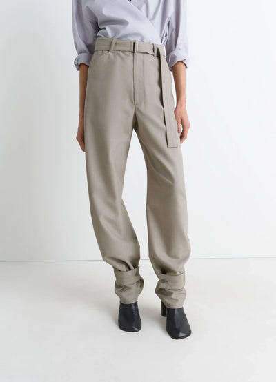 CURVED TAILORED PANTS