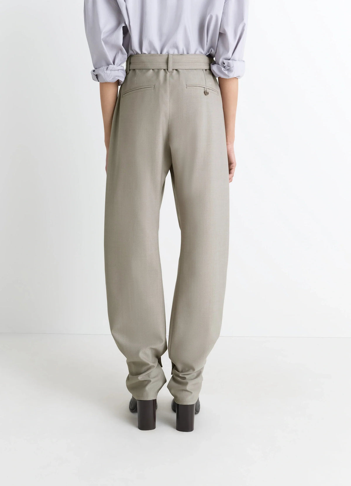 CURVED TAILORED PANTS