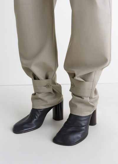 CURVED TAILORED PANTS