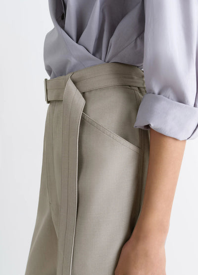 CURVED TAILORED PANTS