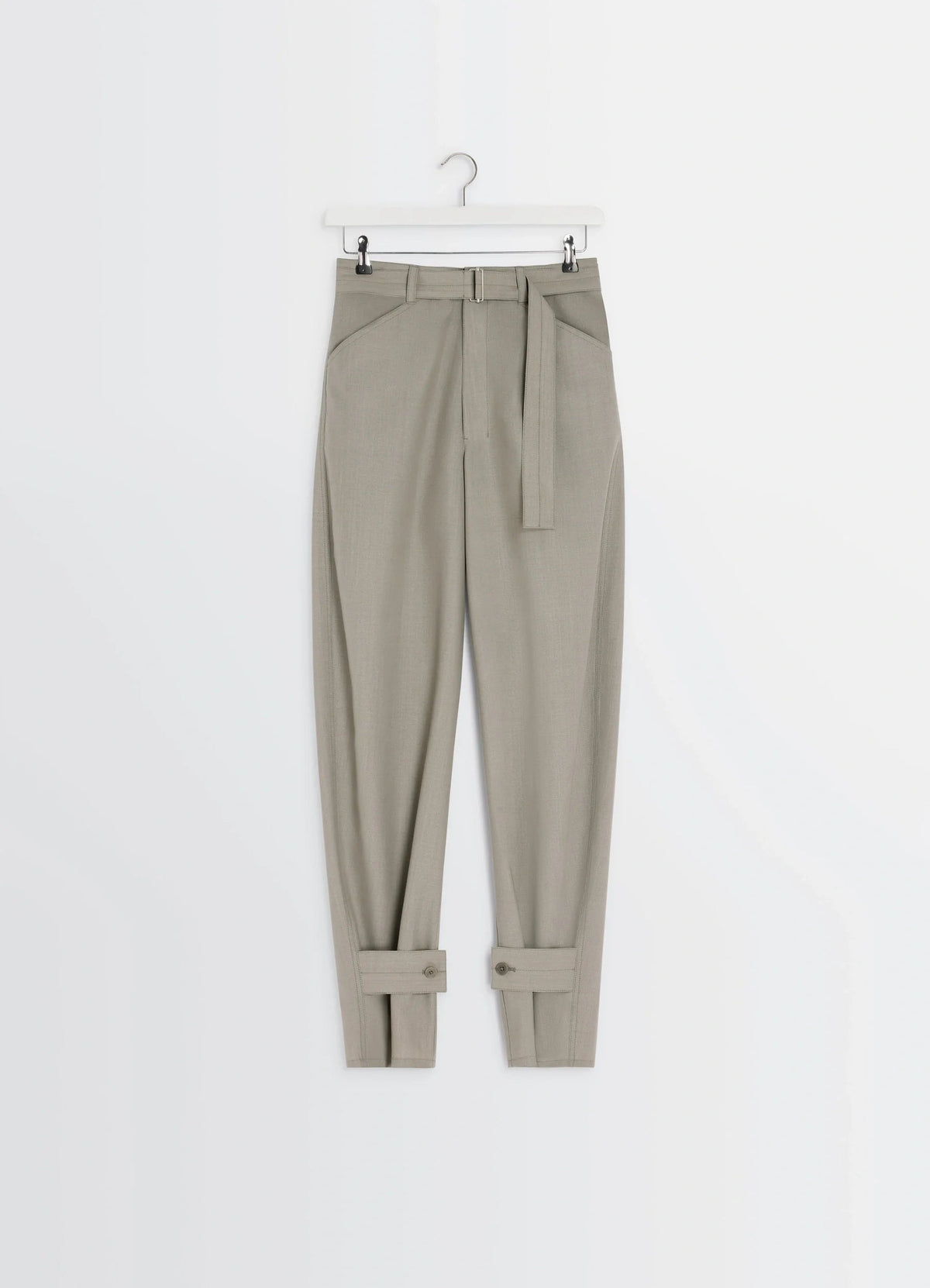 CURVED TAILORED PANTS