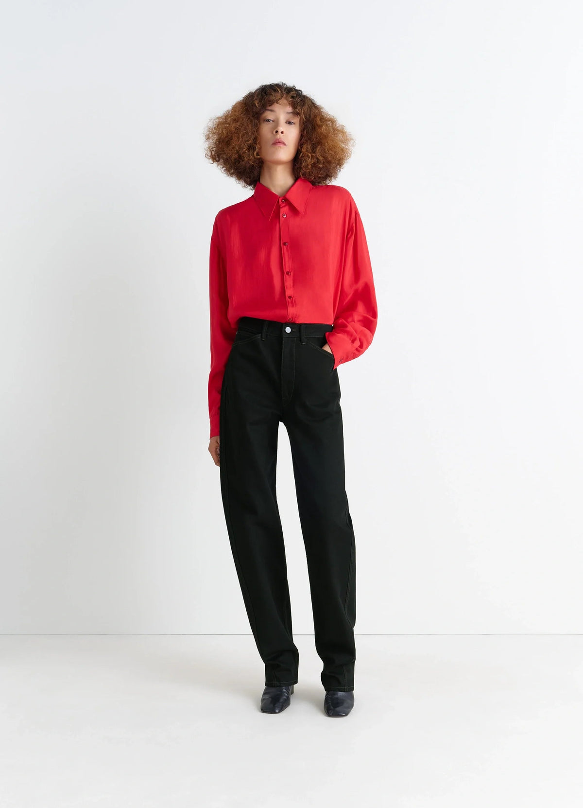 FIVE POCKETS TWISTED PANTS