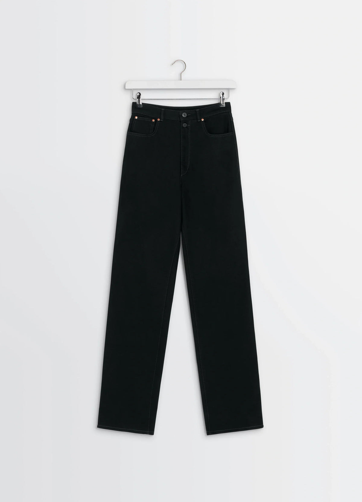 HIGH WAISTED STRAIGHT PANTS