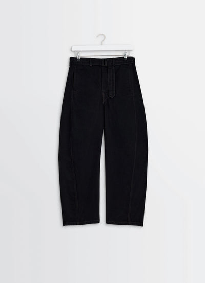 TWISTED BELTED PANTS