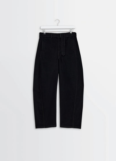 TWISTED BELTED PANTS