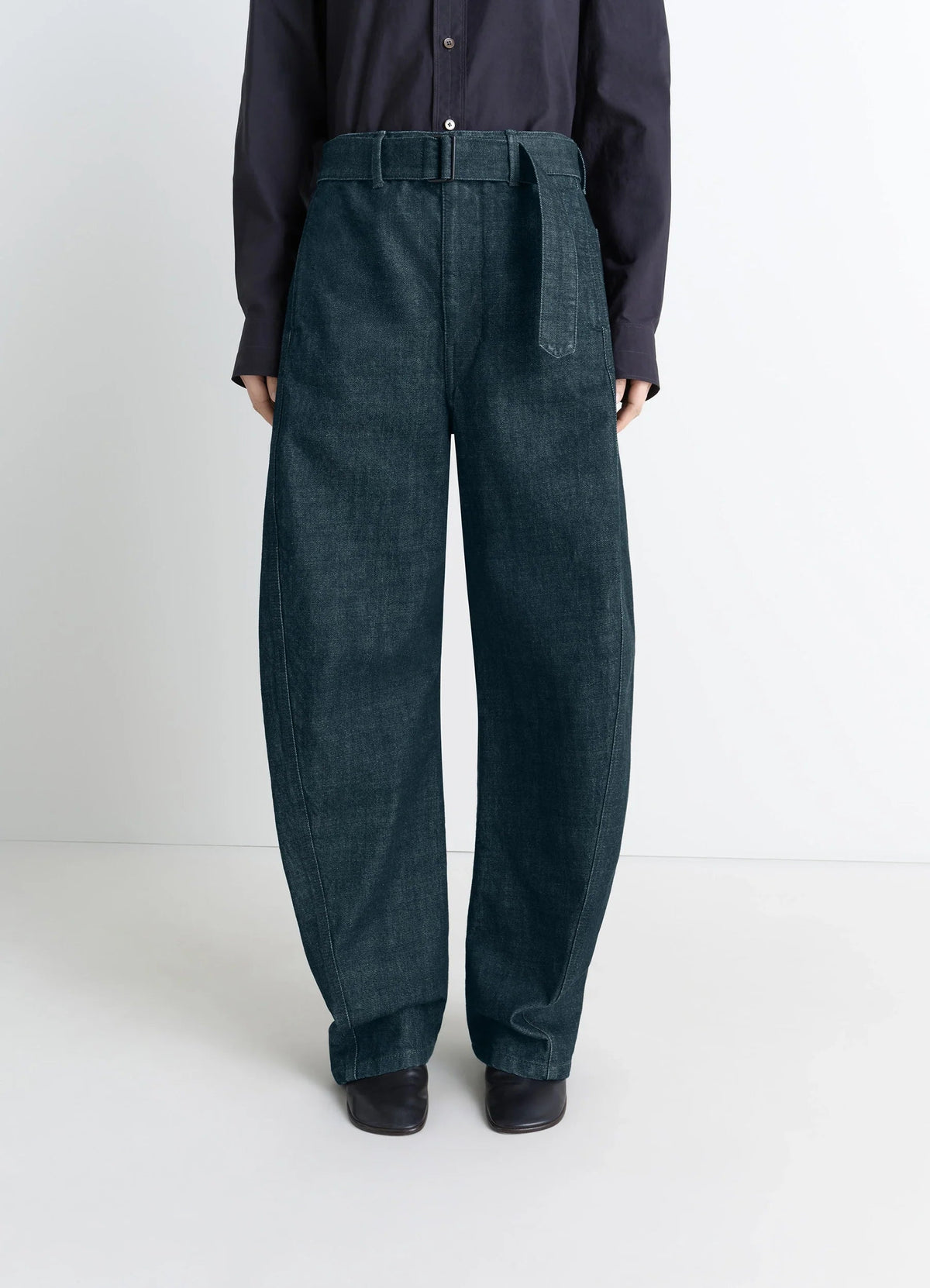 TWISTED BELTED PANTS