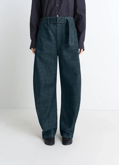 TWISTED BELTED PANTS