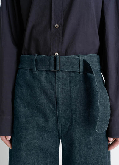 TWISTED BELTED PANTS