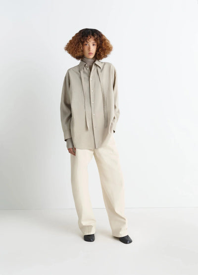 LONG SHIRT WITH TIE