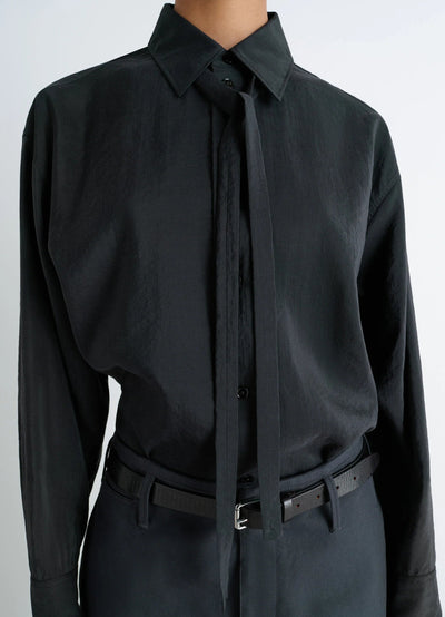 LONG SHIRT WITH TIE