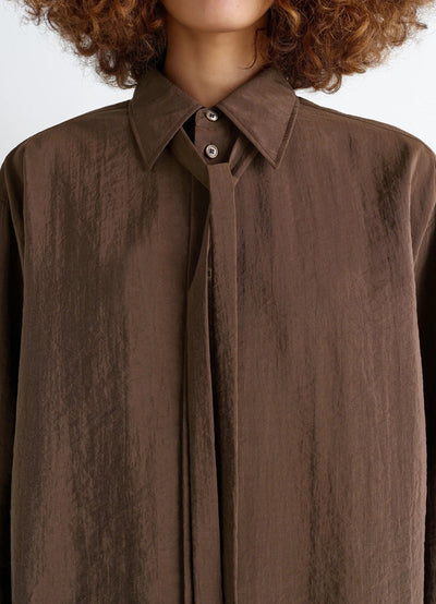LONG SHIRT WITH TIE