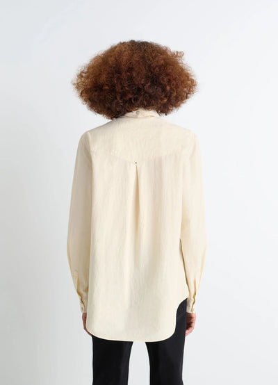 CHEST-POCKET FITTED SHIRT