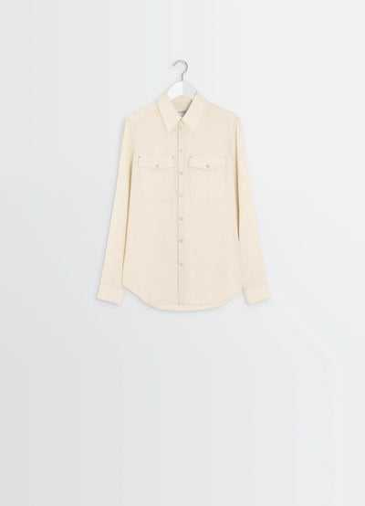 CHEST-POCKET FITTED SHIRT