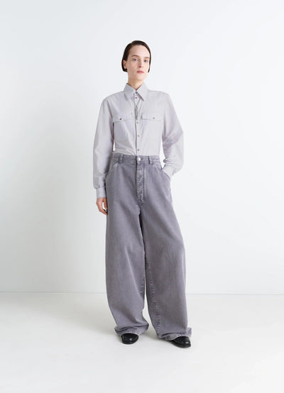 CHEST-POCKET FITTED SHIRT