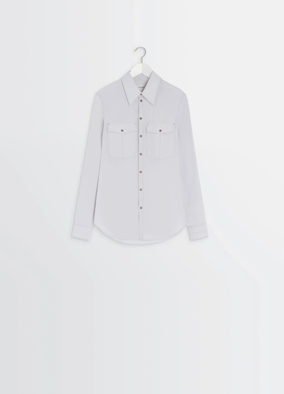 CHEST-POCKET FITTED SHIRT