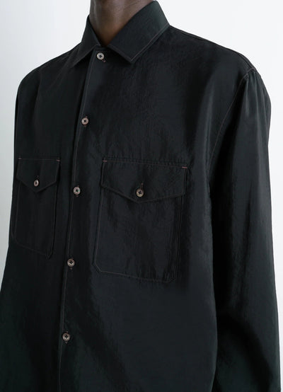 CONVERTIBLE COLLAR SHIRT