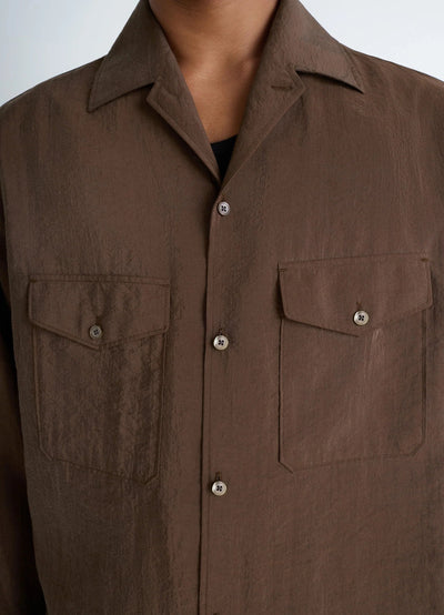 CONVERTIBLE COLLAR SHIRT