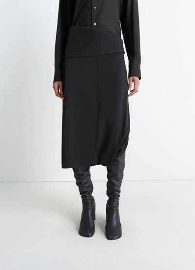 TWISTED HEM SKIRT