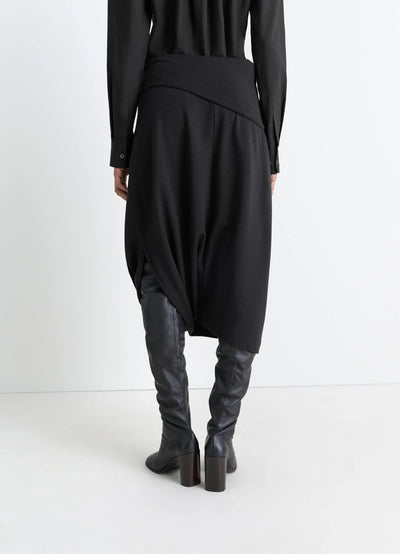 TWISTED HEM SKIRT