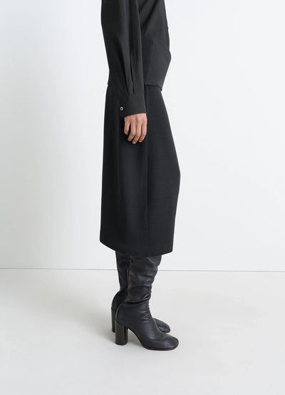 TWISTED HEM SKIRT