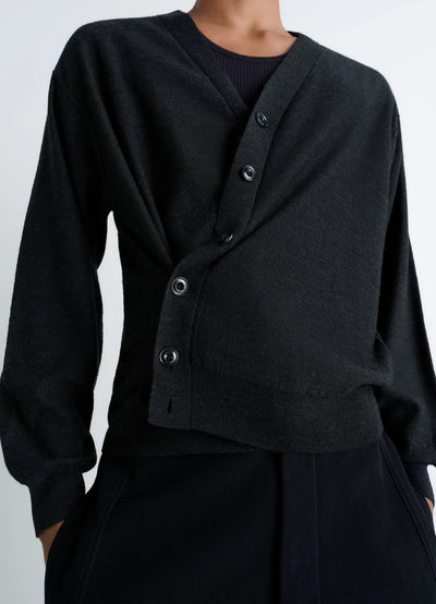 RELAXED TWISTED CARDIGAN