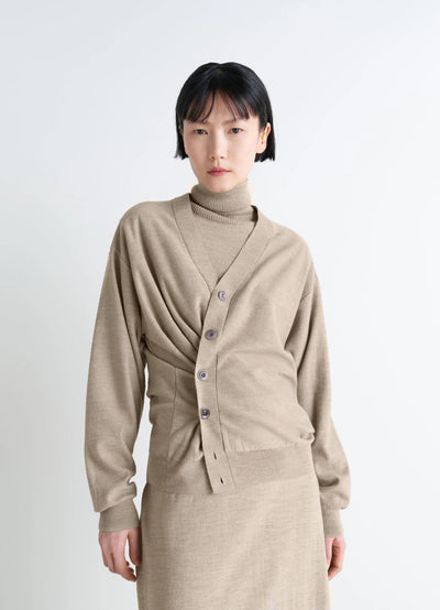 RELAXED TWISTED CARDIGAN