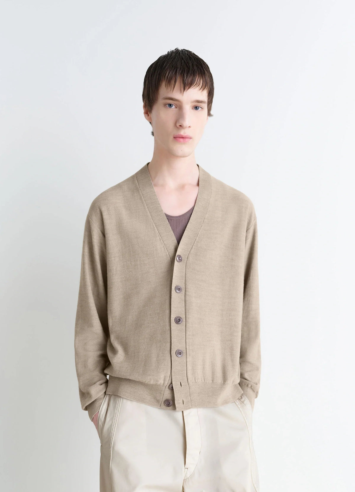 RELAXED TWISTED CARDIGAN