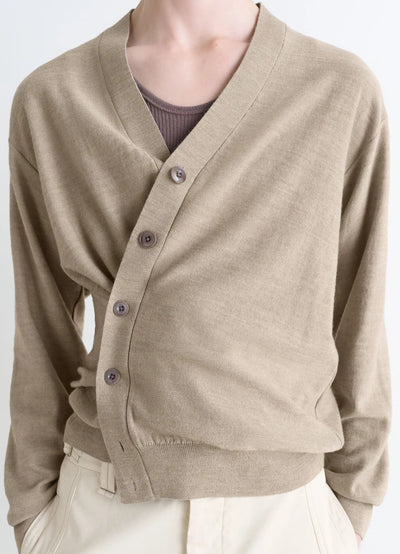 RELAXED TWISTED CARDIGAN
