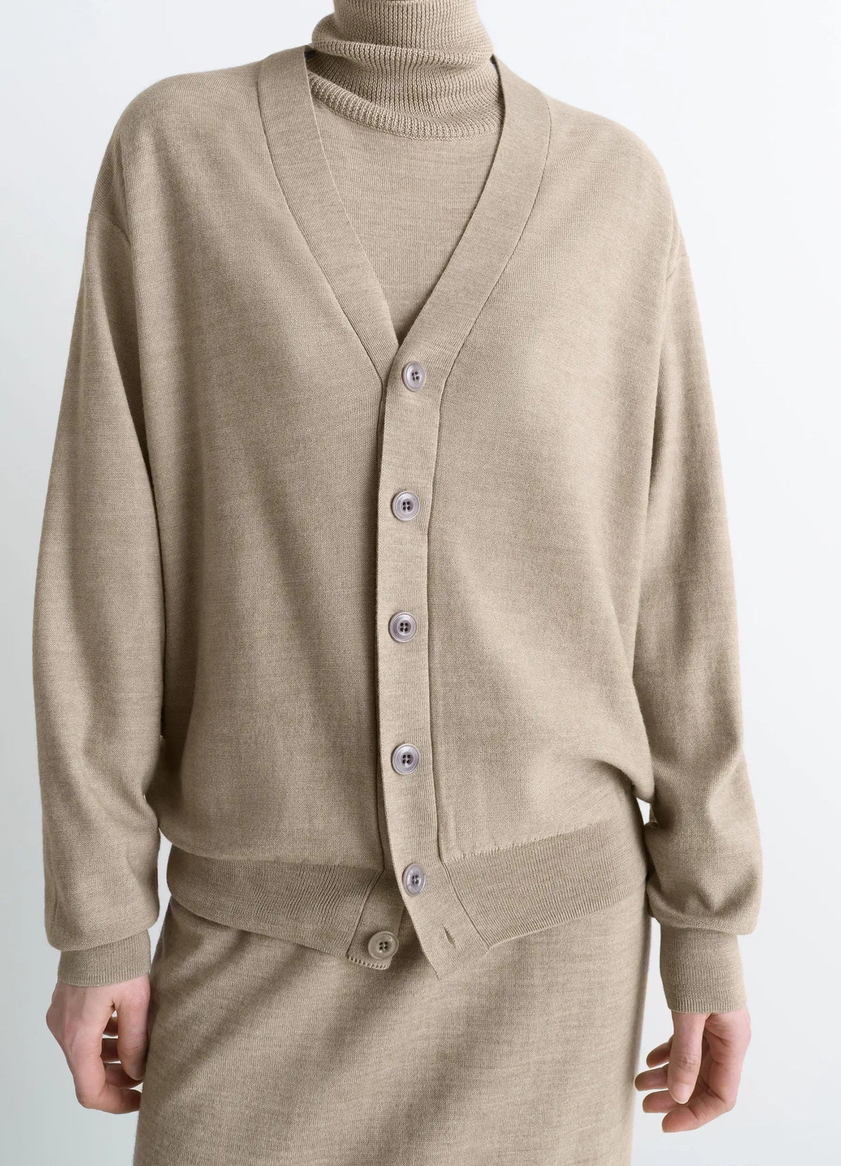 RELAXED TWISTED CARDIGAN