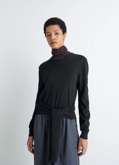 TROMPE L'OEIL CREW NECK JUMPER